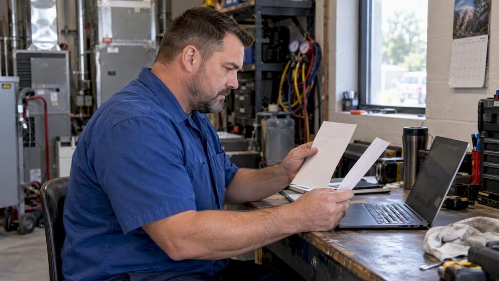 Service owner comparing SEO title test options