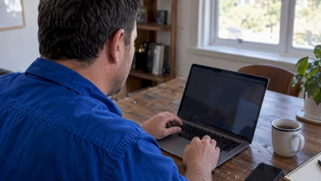 Business owner checking a blog draft's length